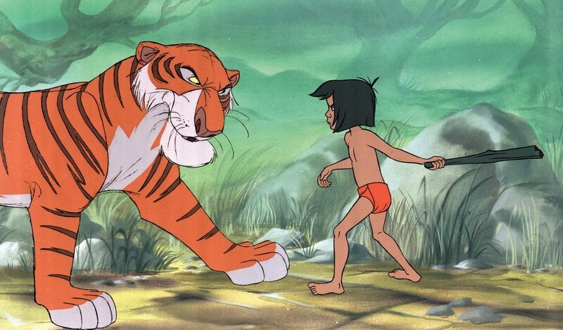 L-R: Shere Khan und Mowgli – Bild: Disney