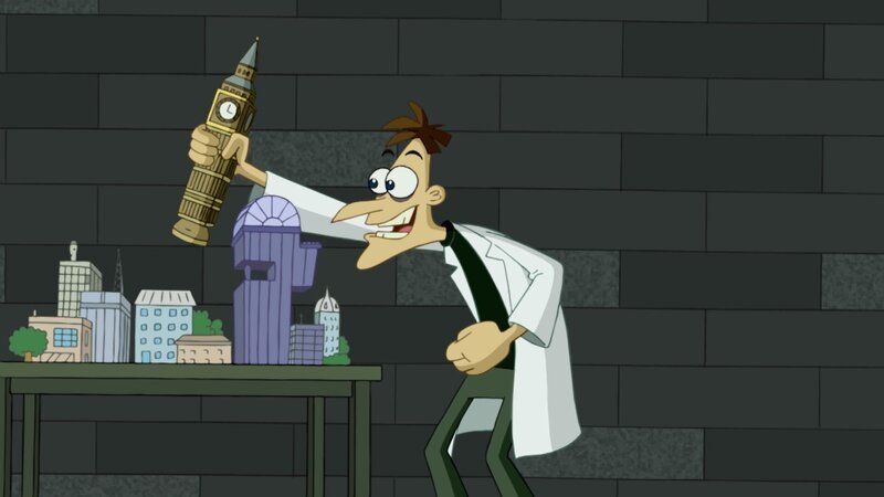 Der böse Dr. Doofenschmiertz bastelt an seiner neusten Erfindung. – Bild: 2009 DISNEY ENTERPRISES, INC. All rights reserved. NO ARCHIVING. NO RESALE.