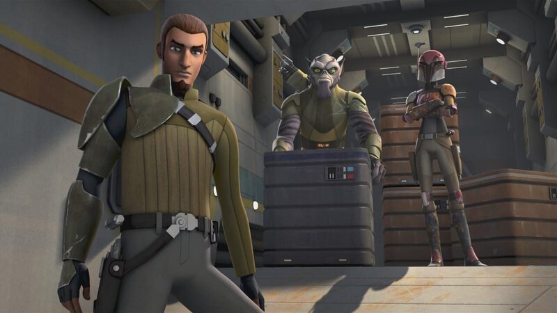 STAR WARS REBELS – Kanan, Zeb and Sabine. „Star Wars Rebels“ is scheduled to premiere in fall 2014 as a one-hour special telecast on Disney Channel, and will be followed by a series on Disney XD channels around the world. (DISNEY XD) KANAN, ZEB, SABINE – Bild: port.hu