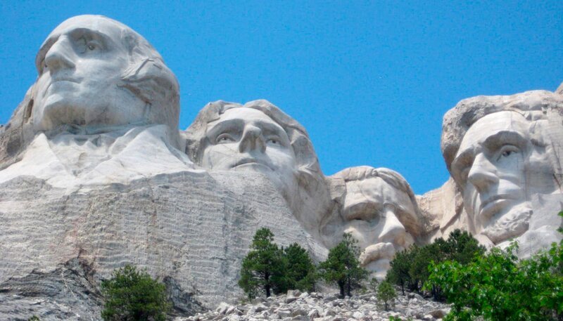 Das nationale Präsidenten-Monument Mount Rushmore, v.l.: George Washington, Thomas Jefferson, Theodore Roosevelt, Abraham Lincoln – Bild: phoenix/​WDR/​The White House