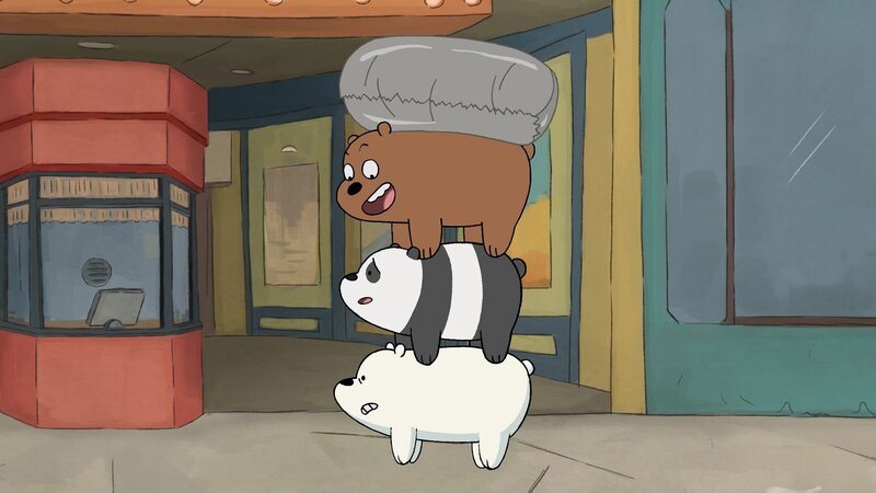 Ice Bear (unten), Panda Bear, Grizzly Bear (oben) – Bild: 2016 CARTOON NETWORK. A TIME WARNER COMPANY. ALL RIGHTS RESERVED