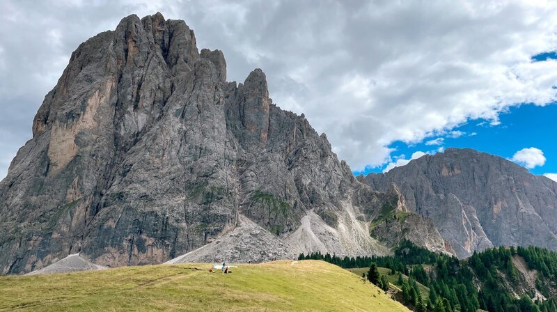 Der Langkofel in den Grödner Dolomiten – Bild: SWR