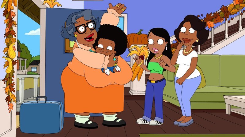 L-R: Auntie Momma, Rallo Tubbs, Roberta Tubbs, Donna Tubbs-Brown – Bild: Paramount /​ FOX /​ 2009 FOX BROADCASTING /​ THE CLEVELAND SHOW and 2009 TTCFFC ALL RIGHTS RESERVED.