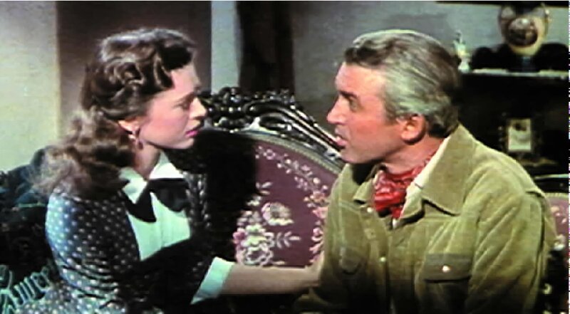 L-R: Barbara Waggoman (Cathy O’Donnell) und Will Lockhart (James Stewart) – Bild: 3sat L-R: Barbara Waggoman (Cathy O’Donnell) und Will Lockhart (James Stewart) – Bild: 3sat