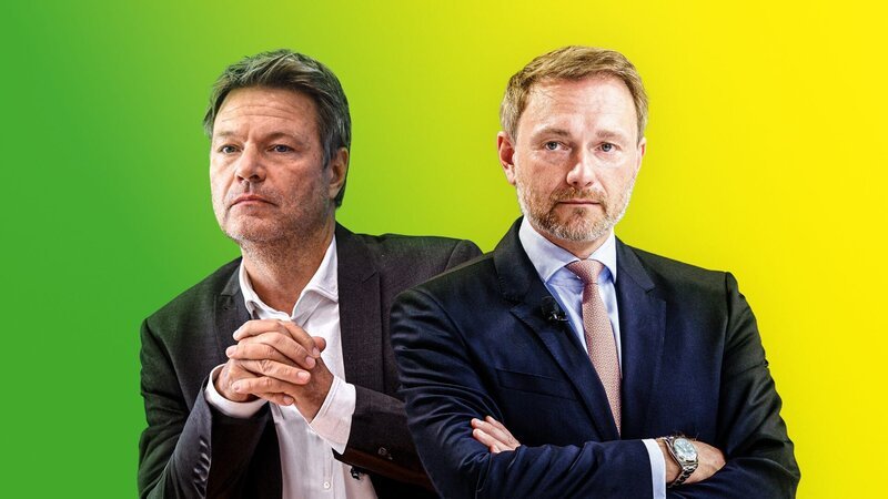 Im Dauer-Duell: Vizekanzler Robert Habeck und Finanzminister Christian Lindner. Was trennt sie? Was eint sie? Was bedeutet das für die Regierungsarbeit und das ganze Land? – Bild: ZDF und Tobias Schwarz/Thomas Niedermueller./Tobias Schwarz/Thomas Niedermuel Im Dauer-Duell: Vizekanzler Robert Habeck und Finanzminister Christian Lindner. Was trennt sie? Was eint sie? Was bedeutet das für die Regierungsarbeit und das ganze Land? – Bild: ZDF und Tobias Schwarz/Thomas Niedermueller./Tobias Schwarz/Thomas Niedermuel