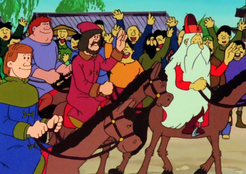 Im Jahre 1271 brechen die Gebrüder Polo zu ihrer Reise nach China auf. – Bild: ZDF und OneGate Media./​OneGate Media