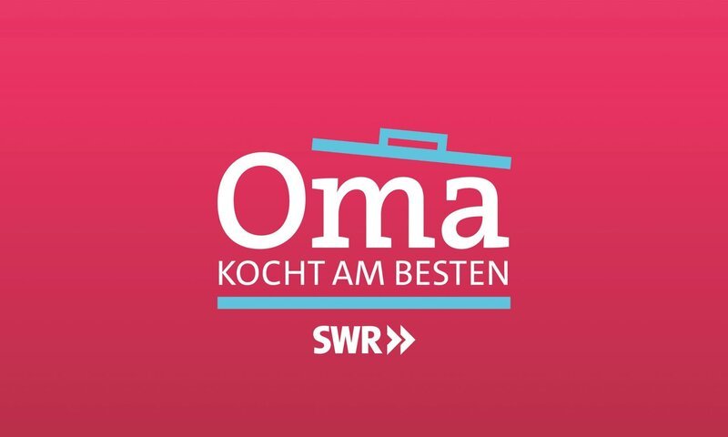 SÜDWESTRUNDFUNK Oma kocht am besten Logo. © SWR, honorarfrei – Verwendung gemäß der AGB im engen inhaltlichen, redaktionellen Zusammenhang mit genannter SWR-Sendung und bei Nennung „Bild: SWR“ (S2). SWR-Presse/​Bildkommunikation, Baden-Baden, Tel: 07221/​929–26868, foto@swr.de – Bild: SWR /​ SWR-Presse/​Bildkommunikation