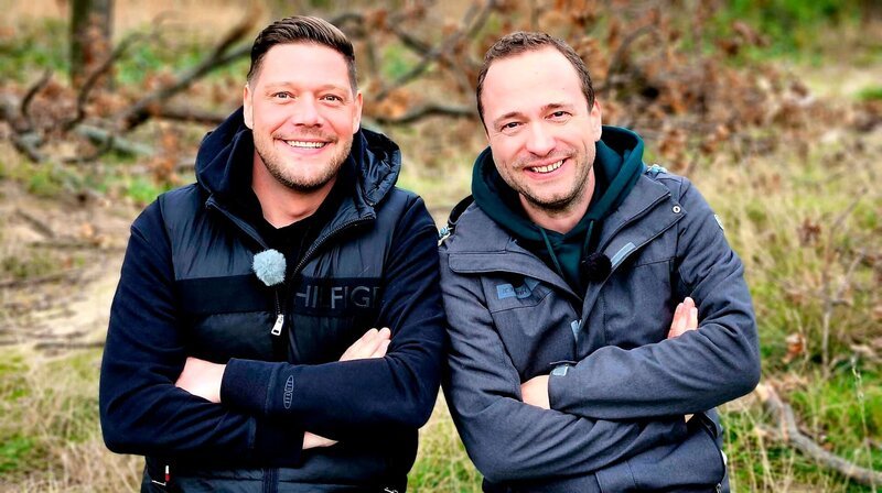 Robin Pietsch und Mario D. Richardt stürzen sich ins nächste Abenteuer, diesmal rund um Wernigerode – Bild: MDR