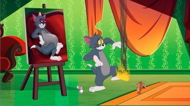 v.li.: Tuffy, Tom, Jerry – Bild: 2017 Warner Brothers