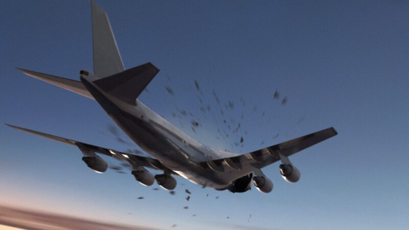 CGI Stills – Air India – Side view of plane exploding. – Bild: Cineflix 2008