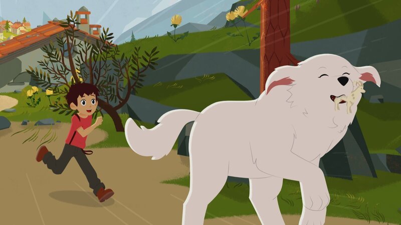 Wo läuft Belle nur mit dem Glücksbringer hin? – Bild: ZDF/​Gaumont Animation/​PP Animation III Inc.