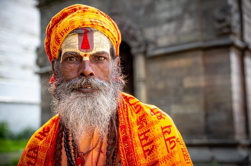 Ein Sadhu – ein hinduistischer Mönch – Bild: phoenix/​Hans Jacobi