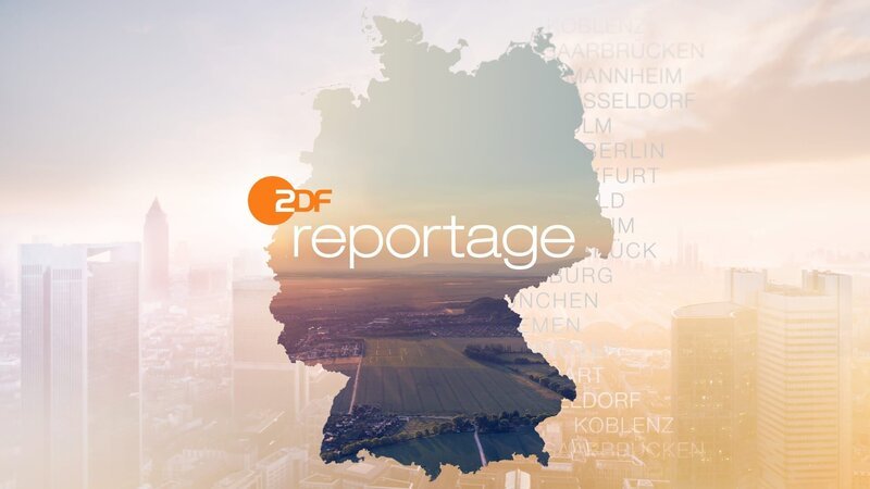 Logo „ZDF.reportage“. – Bild: ZDF und FeedMee./​FeedMee