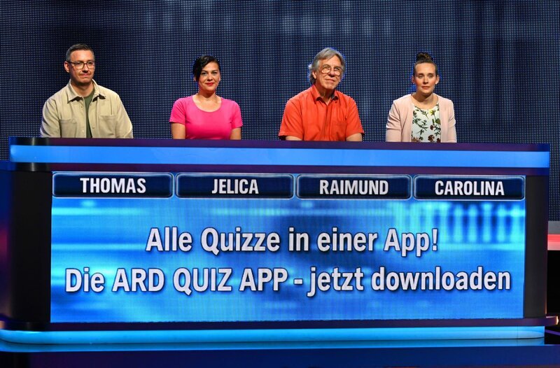 Die Kandidat:innen (v.l.n.r.): Thomas Frauendorf, Jelica Budic, Raimund Dufke und Carolina Jacobs. – Bild: ARD/​Uwe Ernst