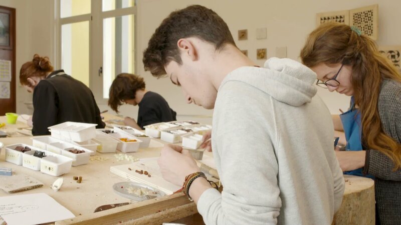 Mosaik-Schule in Spilimbergo, Italien. – Bild: ORF/​GS FILM