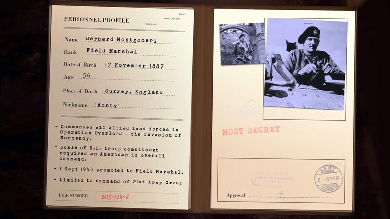 Personalakte – Bernard Montgomery. – Bild: ORF/​ZDF/​Impossible Factual /​ Library and Archives Canada /​ NARA