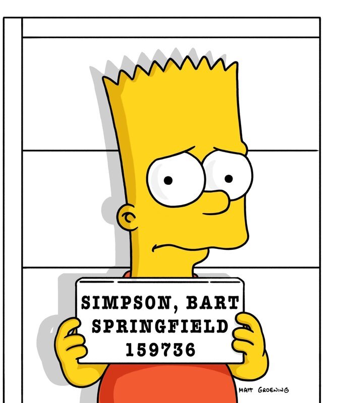 Der Verurteilte: Bart Simpson … – Bild: und TM Twentieth Century Fox Film Corporation – Alle Rechte vorbehalten Lizenzbild frei