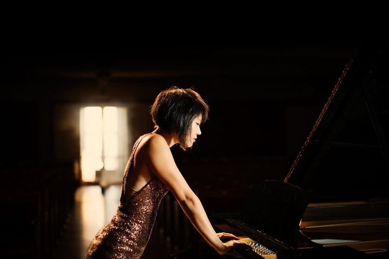 Das Highlight des Konzertes, die Pianistin Yuja Wang. – Bild: ZDF und Julia Wesely.