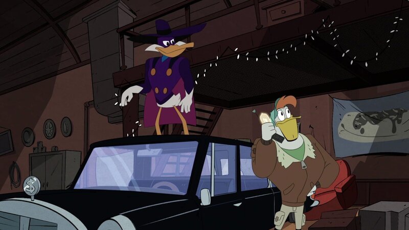 L-R: Darkwing Duck, Launchpad McQuack – Bild: Disney