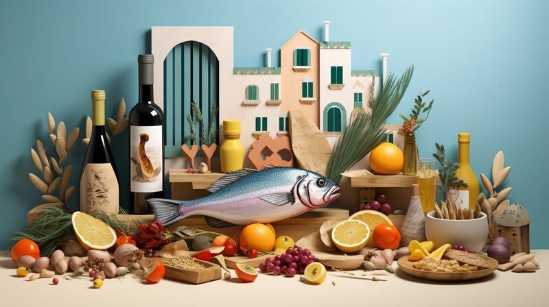 Mediterrane Ernährung sorgt im Vergleich zur Ernährung in Nordeuropa für bessere Blutwerte und ein geringeres Risiko für Schlaganfälle und Herzinfarkte. – Bild: ServusTV /​ Bilderfest
