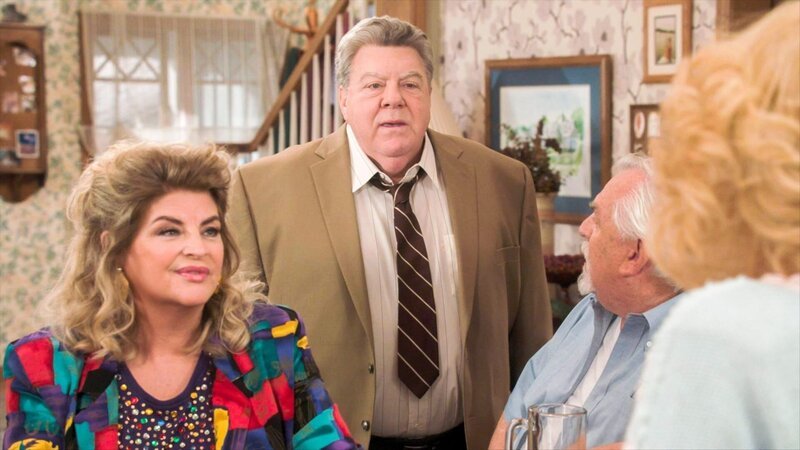 L-R: Janice Bartlett (Kirstie Alley) and Ned Frank (George Wendt) – Bild: ORF/​Sony Pictures/​ABC
