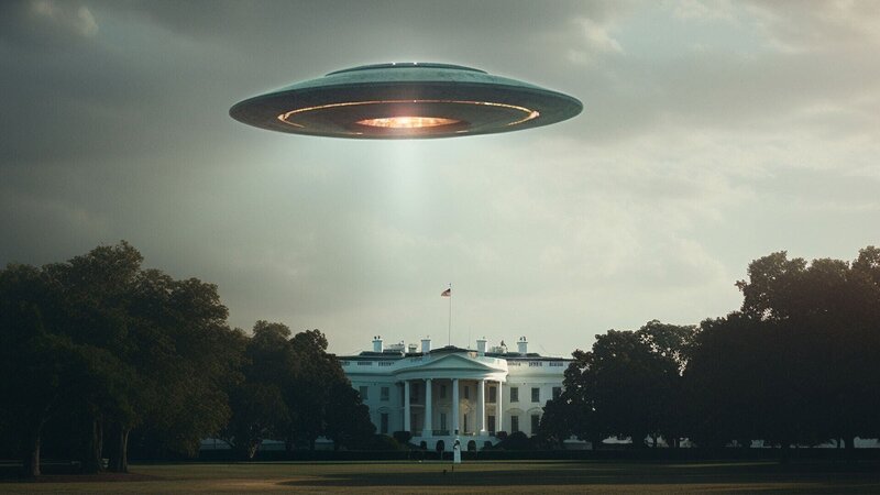 Die Anomalie im Weißen Haus: UFO in der Hauptstadt eingefangen, Generative AI – Bild: THE HISTORY CHANNEL