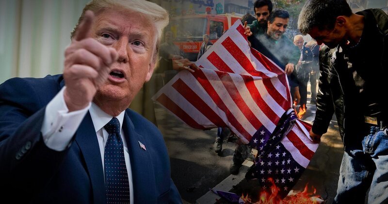 Im Mai 2018 kündigt Donald Trump das Atomabkommen mit Iran einseitig auf. Bis heute steht die Diplomatie damit still. – Bild: ZDF und Tobias Lenz