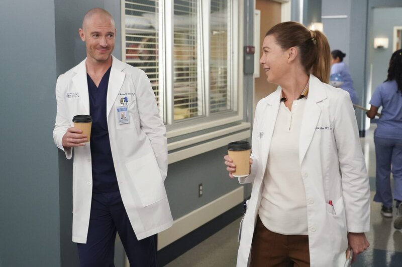 Dr. Cormac Hayes (Richard Flood), Dr. Meredith Grey (Ellen Pompeo). – Bild: American Broadcasting Companies, Inc.