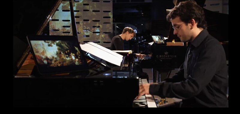 Pianisten Fabian Müller und Lorenzo Soulés. – Bild: ORF/​Dokfabrik