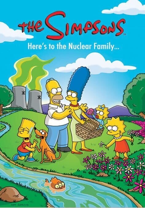 L-R: Bart, Homer, Marge, Maggie, Lisa – Bild: und TM Twentieth Century Fox Film Corporation – Alle Rechte vorbehalten Lizenzbild frei