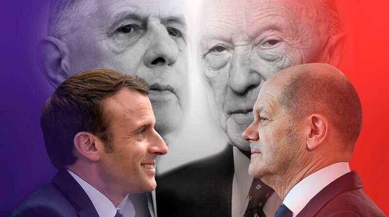 1963 besiegelten Charles de Gaulle und Konrad Adenauer das Ende der „Erbfeindschaft“ zwischen ihren Nationen – der Beginn einer „Erbfreundschaft“? Bis heute? – Bild: phoenix/​ZDF