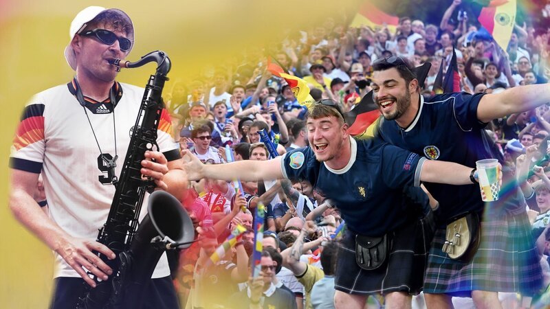 Die Fußball-Europameisterschaft in Deutschland ist ein Europa-Fest. – Bild: ZDF Die Fußball-Europameisterschaft in Deutschland ist ein Europa-Fest. – Bild: ZDF