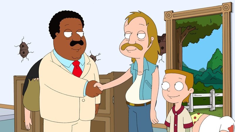 (v.l.n.r.) Cleveland Brown; Lester Krinklesac; Ernie Krinklesac – Bild: Paramount /​ FOX