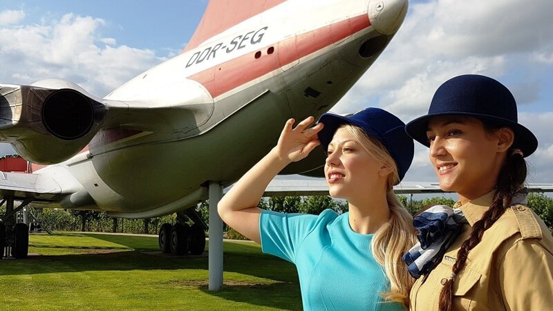 In der DDR herrschte ständig Mangel: Mangel an Rohstoffen, an Fachleuten und an Freiheit. Dennoch leistete sich dieses Land etwas Großes: eine weltumspannende Luftfahrtgesellschaft und sogar eine Flugzeugbau-Industrie. – Bild: ZDF und Andreas Vennewald