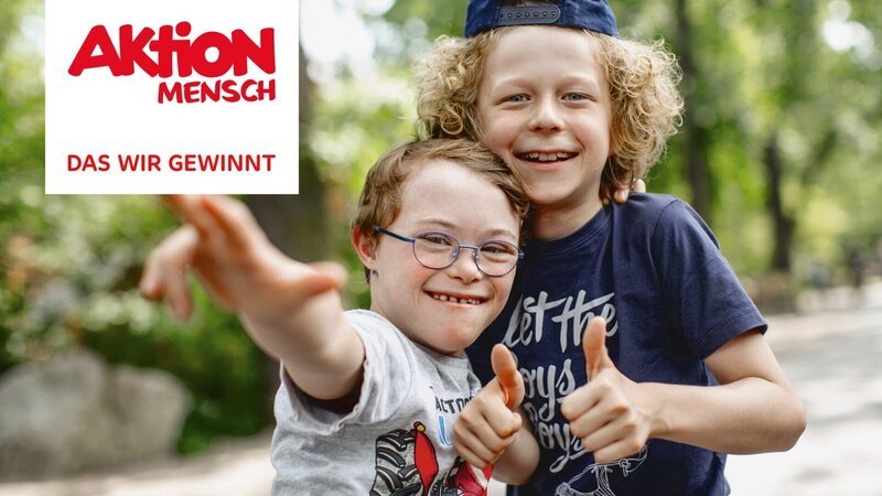 Sendungslogo: "Aktion Mensch - Das Wir gewinnt" – Bild: ZDF Sendungslogo: "Aktion Mensch - Das Wir gewinnt" – Bild: ZDF