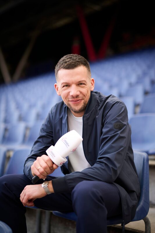Michael Wanits während ServusTVs UEFA EURO 2024 Media Day in Wals-Siezenheim, Österreich am 9. April 2024 – Bild: Philipp Carl Riedl /​ ServusTV