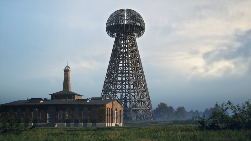 Das Wardenclyffe Labor auf Long Island. Von hier wollte Nikola Tesla Energie um die ganze Welt schicken. – Bild: ZDF