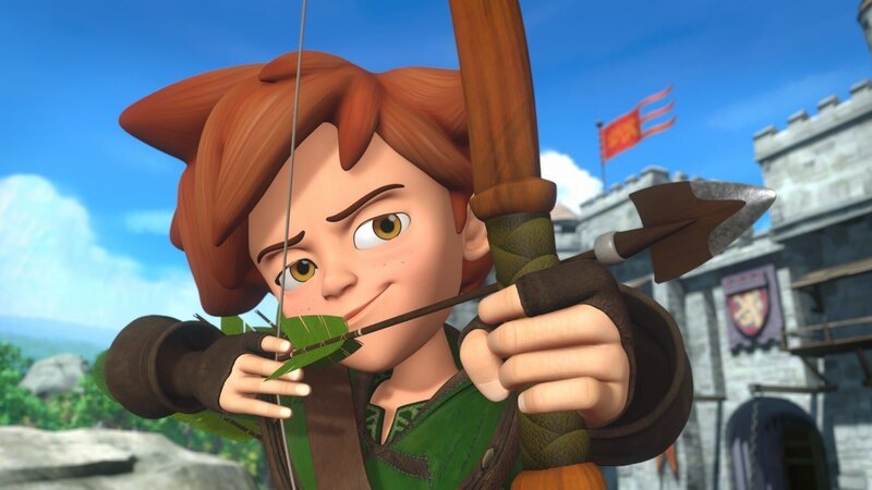 Robin Hood ist siegessicher. Mit Pfeil und Bogen kann er hervorragend umgehen. – Bild: ZDF/​Method Animation/​DQ Entertainment/​Fabrique d’images/​ZDF Enterprises/​De Agostini