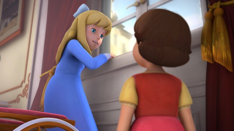 Clara versucht zu stehen. – Bild: ZDF/​Studio 100 Animation/​Heidi Productions Pty. Limited