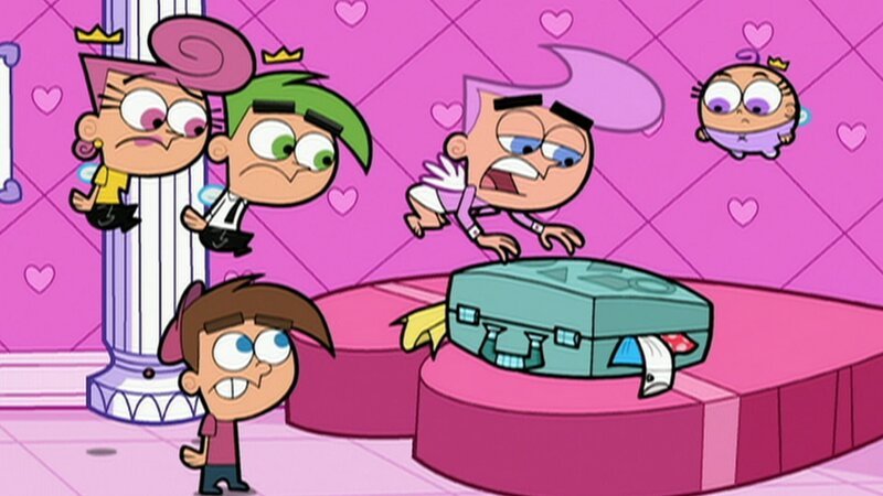 L-R: Wanda, Timmy, Cosmo, Cupid, Poof – Bild: Paramount