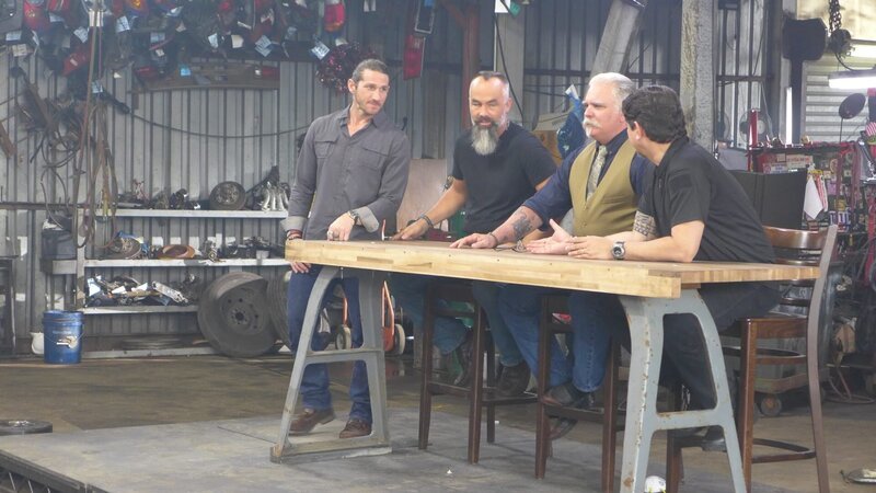 Forged in Fire Season 3 EP The Pandat, Forged in Fire_Wettkampf der Schmiede Staffel3 EP Das Pandat – Bild: A&E Television Networks Lizenzbild frei