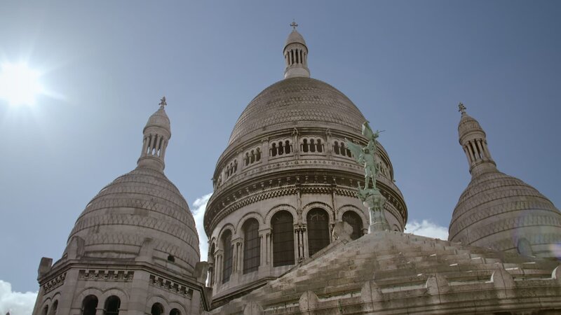 Dort, wo heute Sacré-Coeur steht, starben im 3. Jahrhundert Christen den Märtyrertod. – Bild: ZDF und La Famiglia./​La Famiglia