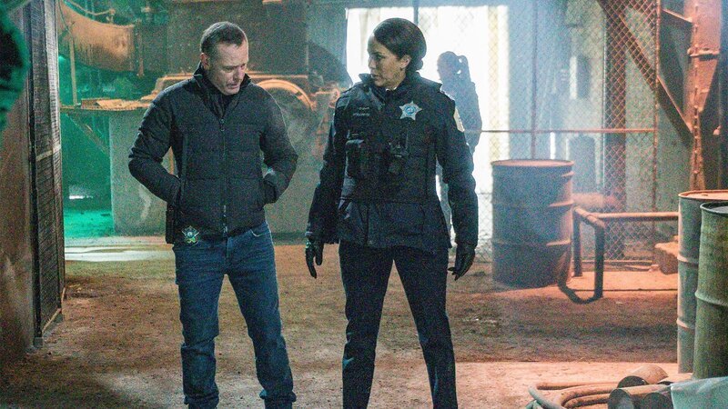 Hank Voight (Jason Beghe) und Samantha Miller (Nicole Ari Parker) – Bild: AXN Black