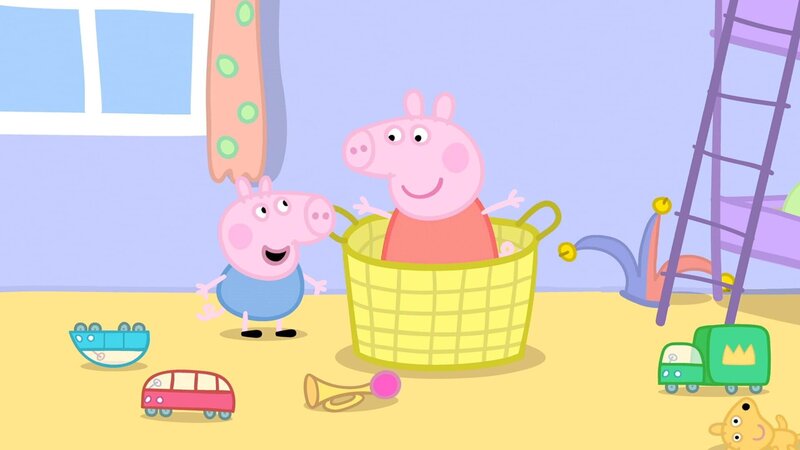 v.li.: George Pig, Peppa Pig – Bild: Paramount