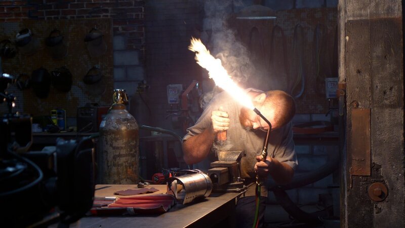 Forged in Fire Season 3 EP The Boar Spear, Forged in Fire_Wettkampf der Schmiede Staffel3 EP Die Saufeder – Bild: A&E Television Networks Lizenzbild frei