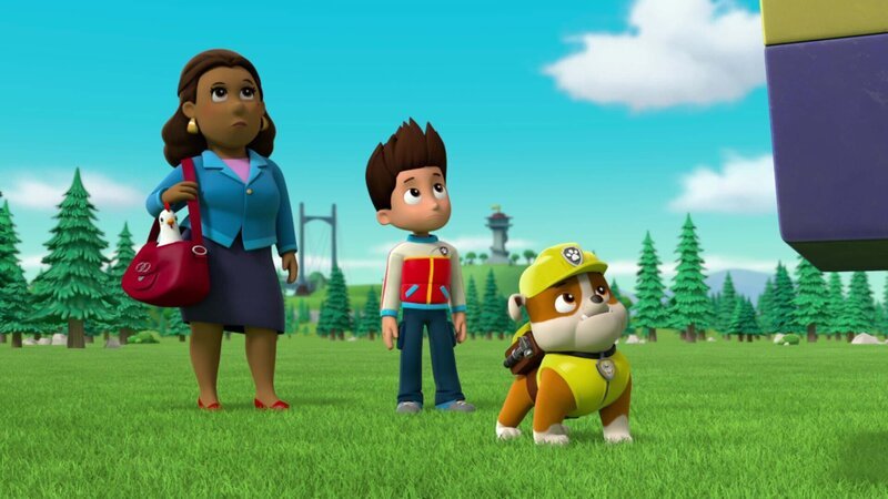 L-R: Chickaletta, Mayor Goodway, Ryder, Rubble – Bild: Paramount