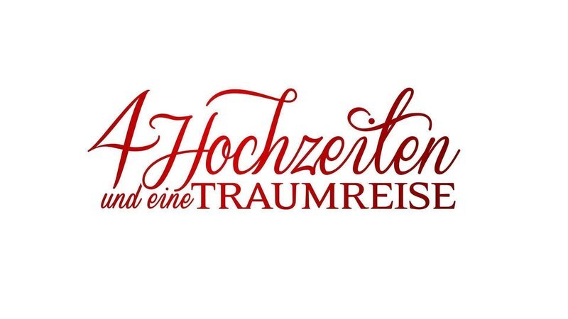 Das Logo zur Sendung „4 Hochzeiten und eine Traumreise“ – Bild: RTL