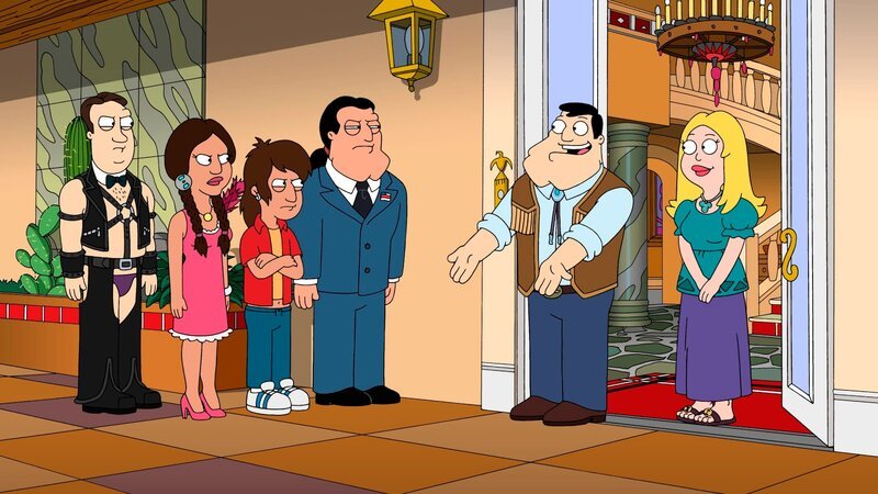 Sooleawa’uha (2.v.l.), Glenn (3.v.l.), Rusty (3.v.r.), Stan (2.v.r.), Francine (r.) – Bild: ViacomCBS /​ FOX /​ FOX BROADCASTING /​ TTCFFC ALL RIGHTS RESERVED.