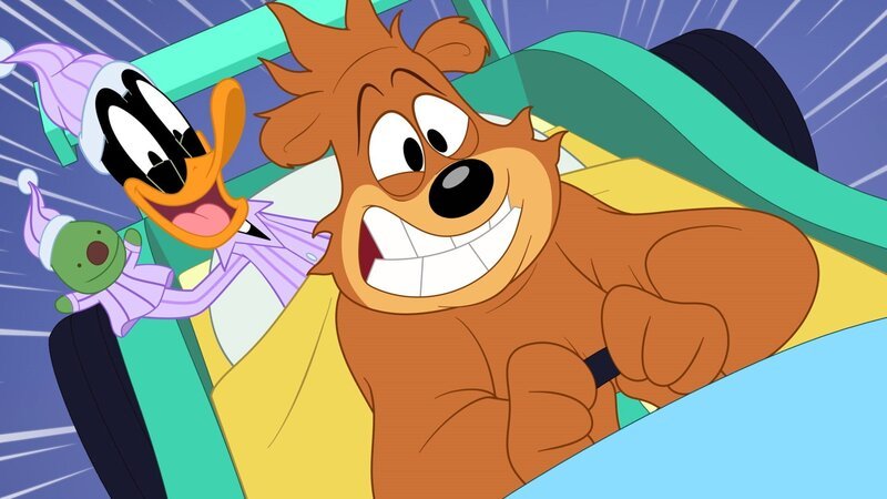 v.li.: Daffy Duck, Junior Bear – Bild: Warner Bros. Animation