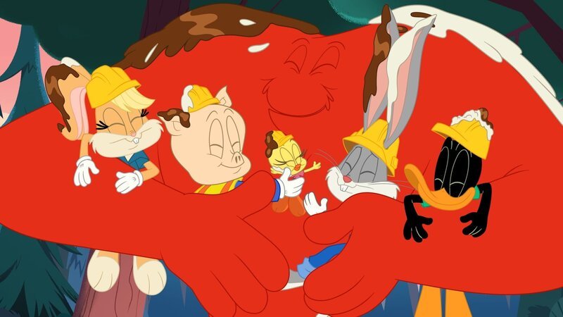 v.li.: Lola Bunny, Porky Pig, Tweety, Gossamer, Bugs Bunny, Daffy Duck – Bild: Warner Bros. Animation